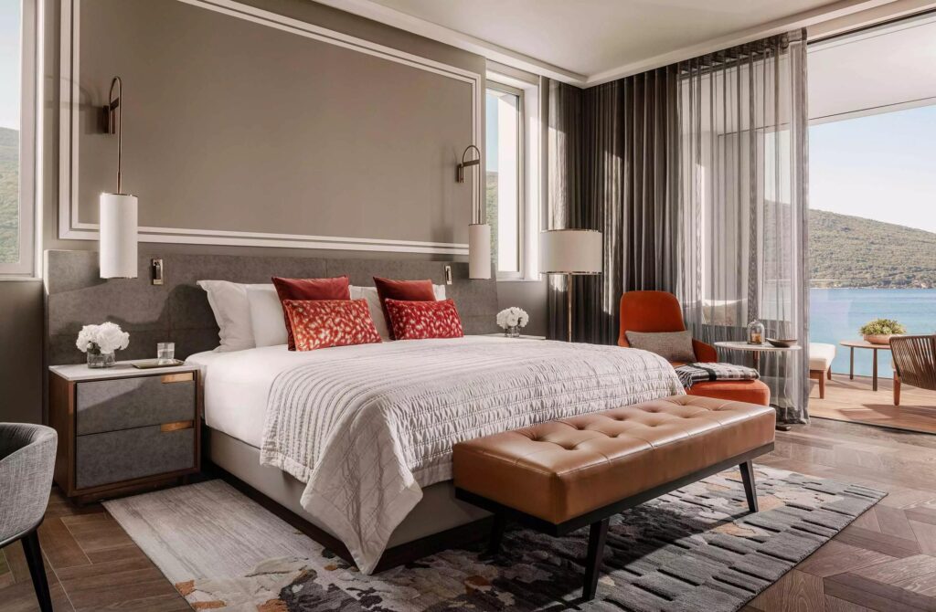 Guest room at One&Only Portonovi in Montenegro